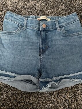 Levi's Blue Denim Girls Cutoff Shorts